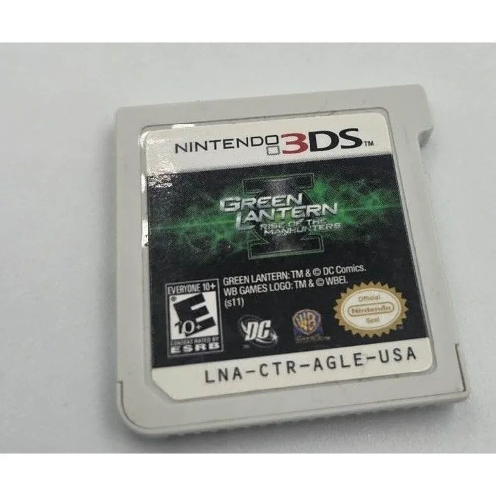 Green Lantern: Rise of the Manhunters (Nintendo 3DS) XL 2DS Game video DC comic